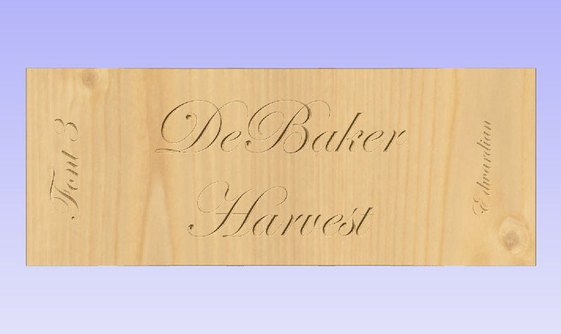 Small Light Weight Cedar Garden Basket