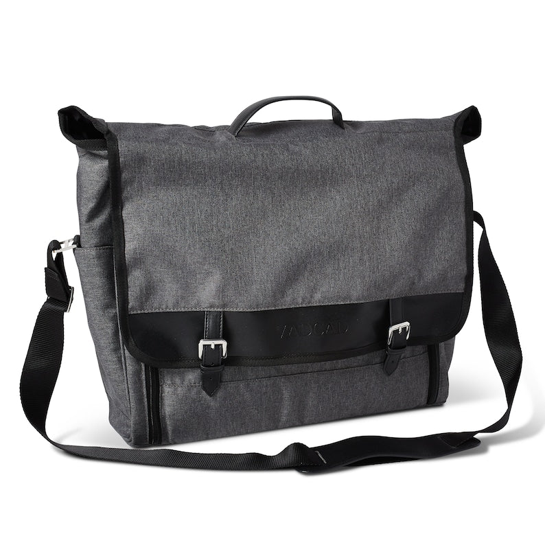 VADCAD Travel Bar Gray & Black, Water Resistant, Bartending Supplies, Pockets for a Cocktail Kit (Bag Only), 16H X 13W X 5D