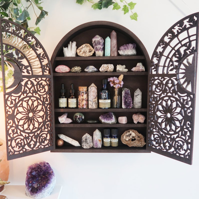 Coppermon Witchy Decor Celestial Arch Cabinet- Witchy Gifts, Witchy Decor, Witchy Stuff, Witchy Art, Witchy Aesthetic, Witchcraft Supplies