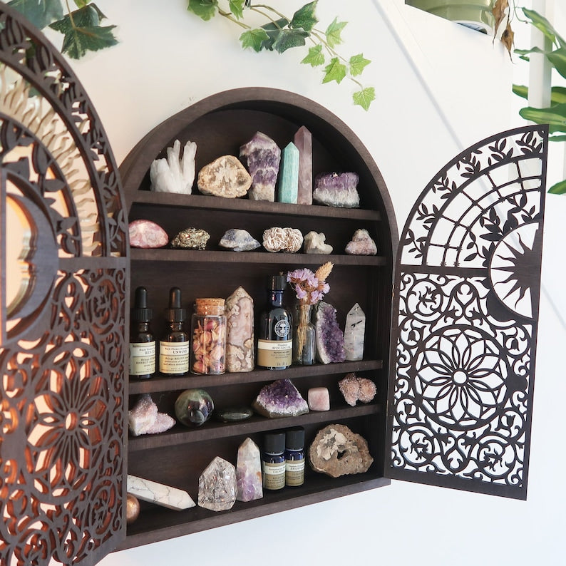 Coppermon Witchy Decor Celestial Arch Cabinet- Witchy Gifts, Witchy Decor, Witchy Stuff, Witchy Art, Witchy Aesthetic, Witchcraft Supplies
